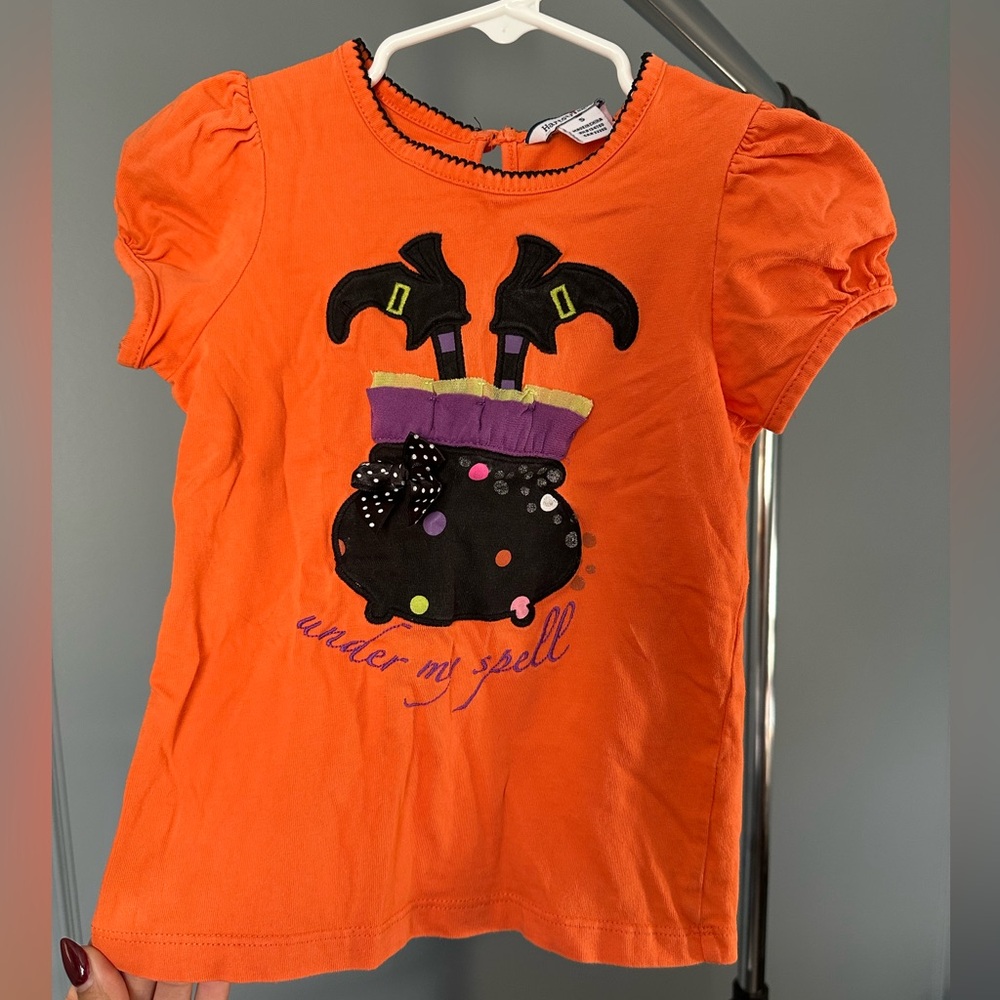 Hartstrings girls Halloween top